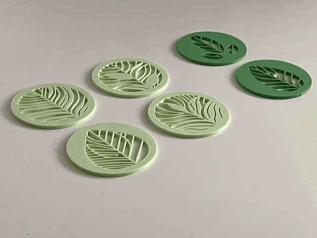 6 Coaster - Leafs - Image 1