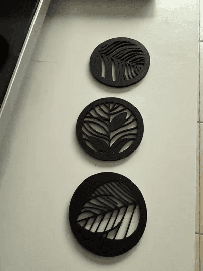 6 Coaster - Leafs - Image 3