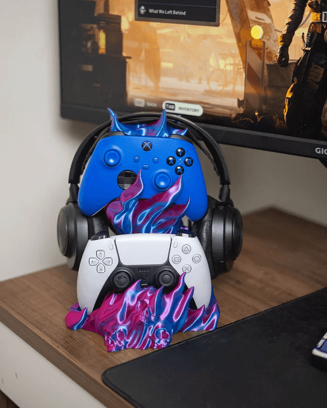 Spellcaster’s Stash -  Headphone & Controller Holder - Image 1