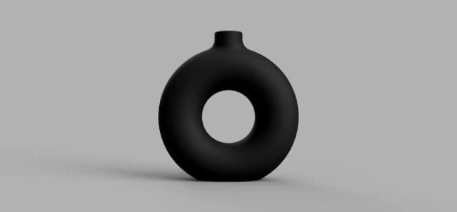 15cm Mordern Circular Vase - Image 2