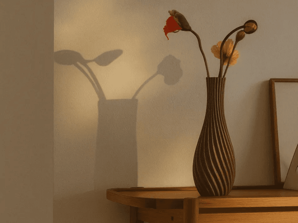 Modern Ripple Twist Vase